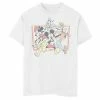 Disney's Mickey Mouse Boys 8-20 & Friends Burst Through Portrait Graphic Tee White -Disney Sales Store unnamed file 7032