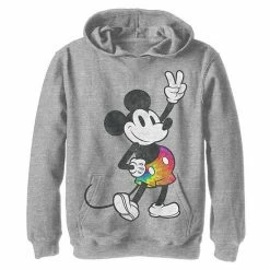 Disney's Mickey Mouse & Friends Boys 8-20 Mickey Tie Dye Pants Portrait Graphic Fleece