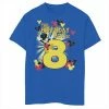 Disney's Mickey & Friends Boys 8-20 8 Year Old Birthday Boy Graphic Tee Royal -Disney Sales Store unnamed file 7067