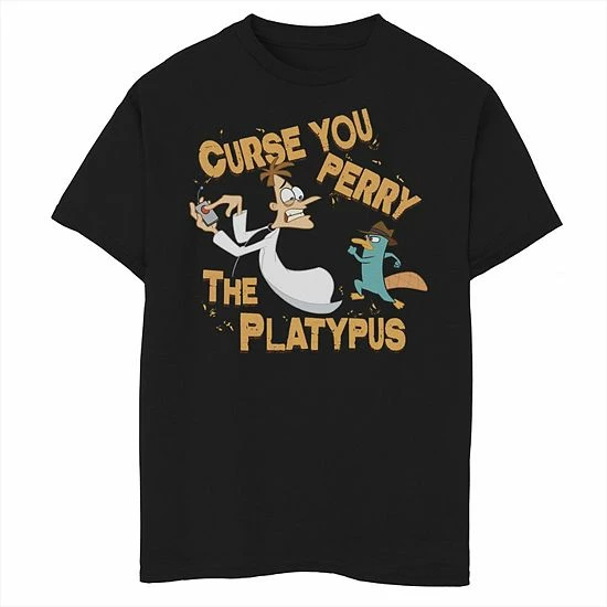 Disney's Phineas & Ferb Boys 8-20 Curse You Graphic Tee 3 Disney's Phineas & Ferb Boys 8-20 Curse You Graphic Tee