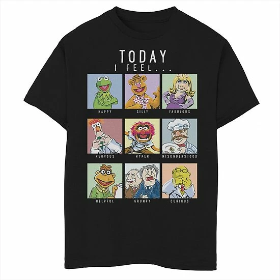 Disney's The Muppets Boys 8-20 Today I Fell Box Up Graphic Tee 3 Disney's The Muppets Boys 8-20 Today I Fell Box Up Graphic Tee