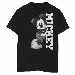 Disney's Mickey Mouse Boys 8-20 Leaning On Name Graphic Tee