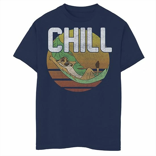 Disney's The Lion King Boys 8-20 Timon Chill Leaf Hammock Vintage Graphic Tee 3 Disney's The Lion King Boys 8-20 Timon Chill Leaf Hammock Vintage Graphic Tee