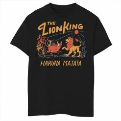 Disney's The Lion King Boys 8-20 Hakuna Matata Bold Text Graphic Tee