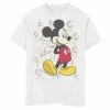 Disney's Mickey Mouse Boys 8-20 Many Mickeys Background Graphic Tee