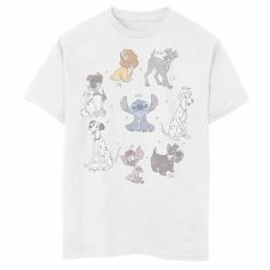 Disney Boys 8-20 Classic Disney Dogs Graphic Tee