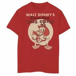 Disney's Donald Duck Boys 8-20 Fire Chief Graphic Tee