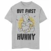Disney's Winnie The Pooh Boys 8-20 But First Hunny, Honey Graphic Tee Athletic Heather -Disney Sales Store unnamed file 7166