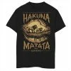 Disney's The Lion King Boys 8-20 Live Action Hakuna Matata Sunset Poster Graphic Tee -Disney Sales Store unnamed file 7195