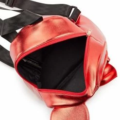 Disney's Minnie Mouse Red Metallic Backpack With 3D Ears -Disney Sales Store unnamed file 723