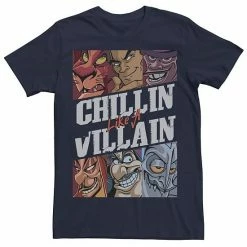 Men's Disney Villains Chillin' Like A Villain Group Portrait Tee