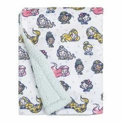 Disney Princess Soft Baby Blanket With Sherpa Back 7 Disney Princess Soft Baby Blanket With Sherpa Back -Disney Sales Store unnamed file 762