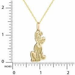 Disney's Pluto 14k Gold Pendant Necklace 4 Disney's Pluto 14k Gold Pendant Necklace -Disney Sales Store unnamed file 775