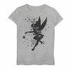 Disney's Peter Pan Girls 7-16 Tinker Bell Pixie Dust Silhouette Graphic Tee Purple Heather -Disney Sales Store unnamed file 919