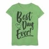 Disney Girls 7-16 Park Best Day Every Mickey Head Silhouette Graphic Tee Purple -Disney Sales Store unnamed file 924
