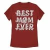 Juniors' Disney 101 Dalmatians Best Mom Ever Graphic Tee Red