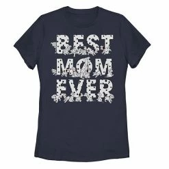 Juniors' Disney 101 Dalmatians Best Mom Ever Graphic Tee Red -Disney Sales Store unnamed file 943