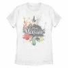 Juniors' Disney's The Little Mermaid Watercolor Missy Crew Tee -Disney Sales Store unnamed file 944