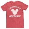 Men's Disney Park "This Family Is In Vacation Mode" Mickey Mouse Head Logo Tee -Disney Sales Store unnamed file 963
