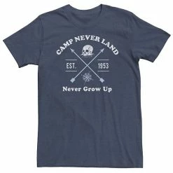 Big & Tall Disney Peter Pan Camp Never Land Never Grow Up Est. 1953 Tee