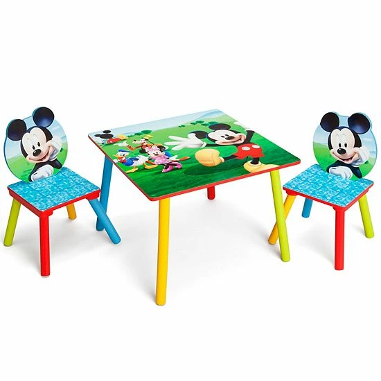Disney's Mickey Mouse Table & Chairs Set By Delta Children 3 Disney's Mickey Mouse Table & Chairs Set By Delta Children